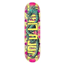 Shape de Skate Wood Light Marfim Chinese Dragon Pink