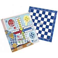 Jogo de Damas e Ludo Xalingo em Madeira Reflorestada