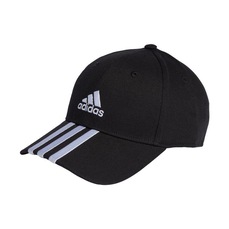 Boné Aba Curva adidas Baseball Sarja Algodão 3-Stripes - Strapback - Adulto