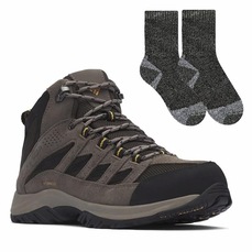 Kit Bota Impermeável Columbia Crestwood - Masculina + Meia