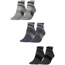 Kit Meias Asics Tech - 3 pares - Unissex