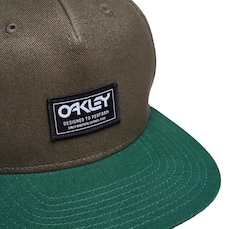 Boné Oakley Aba Reta Bond B1B New Dark Brush - Snapback - Masculino