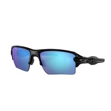 Óculos Oakley Flak 2.0 XL Polished Black Prizm Sapphire Polarized - OAKLEY