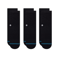 Meia Cano Médio Stance Icon St Kids - 3 Pares - Infantil