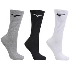 Kit de Meias Cano Alto Mizuno Basic -  3 Pares - Adulto