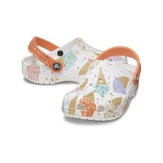 Sandália Crocs Classic Ice Cream Graphic Cg White/Multi - Infantil