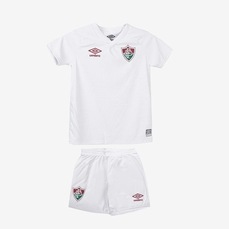 Kit Clube do Fluminense Oficial 2 2022 Umbro: Camisa + Calção - Infantil