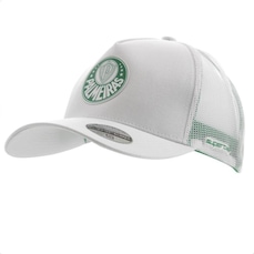 Boné Aba Curva Supercap Palmeiras Trucker Silk - Snapback - Adulto-0