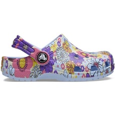 Sandália Crocs Classic Retro Floral Clog T - Infantil