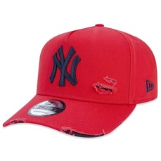 Imagem do produto Boné Aba Curva New Era 9Forty A-Frame Mlb New York Yankees Destroyed - Strapback - Masculino na posição 7 de 5