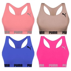 Kit Tops Puma Nadador sem Costura - 4 Unidades - Feminino