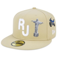 Boné Aba Reta New Era 59Fifty Fitted Cidade do Rio de Janeiro Core - Fechado - Adulto