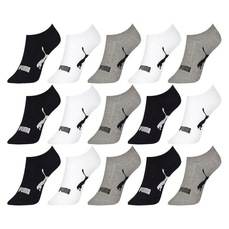 Kit de Meias Sapatilha Puma Esportiva - 15 pares - Feminina