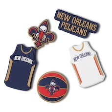 Jibbitz NBA New Orleans Pelicans - 5 Unidades - Unissex