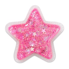Jibbitz Estrela com Glitter Unico - Unissex