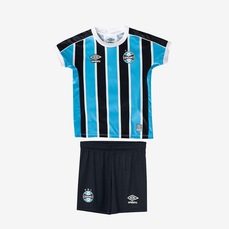 Uniforme do Grêmio I 2023 Oficial Umbro - Infantil