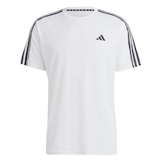 Camiseta Masculina adidas Manga Curta Essentials 3 Listras