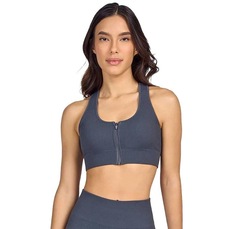 Top Fitness Alto Giro Rib - Feminino