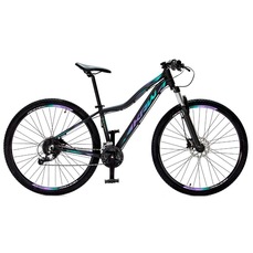 Bicicleta Aro 29 Krw Alumínio - Freio Hidráulico Suspensão com Trava Mountain Bike S9 - 27 Velocidades - Adulto