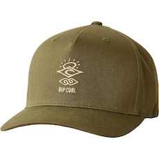 Boné Rip Curl Icons Eco Flexfit Sm24 Olive - Fechado - Adulto-0