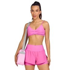 Shorts Alto Giro Bahamas Elastic Transpas - Feminino