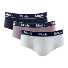 Imagem do produto Kit de Cuecas Slip Mash Cotton Elástico Bordado - Adulto - 3 Unidades na posição 29 de 5