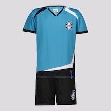 Kit Uniforme do Grêmio Natural Cotton Triangle 1 Camisa + 1 Calção - Infantil