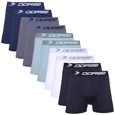 Kit de Cuecas Boxer Dorbe Original Microfibra - Adulto - 10 Unidades