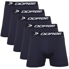 Kit 5 Cuecas Boxer Microfibra Dorbe Original - Adulto