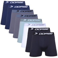 Kit 8 Cuecas Boxer Microfibra Dorbe Original - Adulto