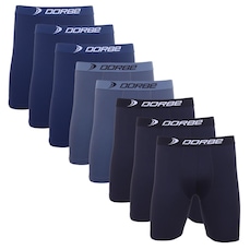 Kit 8 Cuecas Long Leg Poliamida Dorbe Original - Adulto