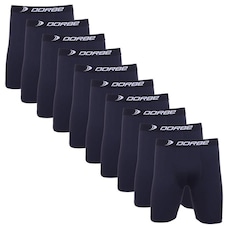 Kit de Cuecas Long Leg Dorbe Poliamida - 10 Unidades - Adulto