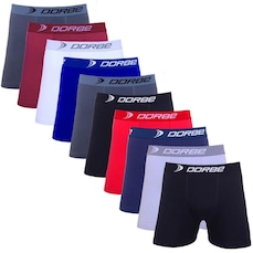 Kit de Cuecas Boxer Dorbe Algodão - 10 Unidades - Adulto
