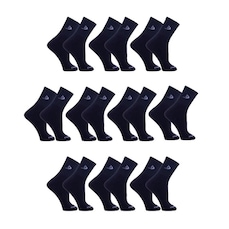 Kit Meias Cano Longo Dorbe Algodão - 38 a 43 - 10 Pares - Adulto