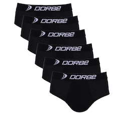 Kit Cuecas Dorbe Slip 100% Algodão Adulto - 6 unidades