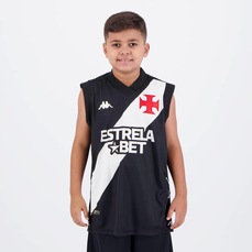 Camiseta Regata Kappa Vasco Basquete I 2023 - Infantil