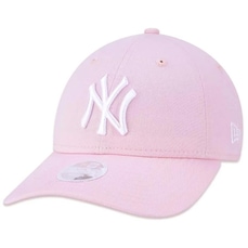 Boné Aba Curva New Era Feminino 9Twenty New York Yankees mlb - Strapback - Adulto