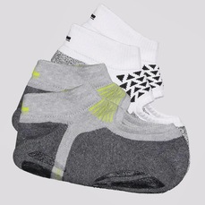 Kit de Meias Sapatilha Lupo Perfomance Pilates com 2 Pares - Feminina