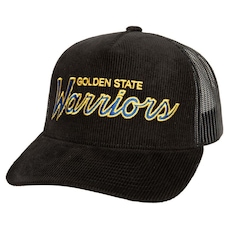 Boné Aba Curva Mitchell & Ness NBA Times Up Trucker Golden State Warriors - Adulto