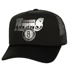 Boné Aba Curva Mitchell & Ness NBA Rock On Truck Brooklyn Nets - Adulto