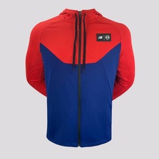 Jaqueta com Capuz Red Bull Bragantino Viagem 2023 New Balance - Masculina