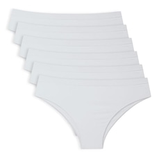 Kit 6 Calcinhas She Cintura Alta Microfibra sem Costura ? Adulto