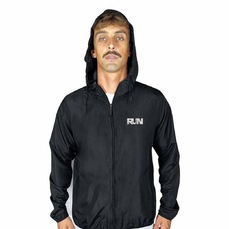 Jaqueta Corta Vento com Capuz Corrida Wss Run Energia - Masculina