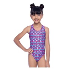 Maiô Racer Open Tail Sereia Shock Speedo Colorido - Infantil