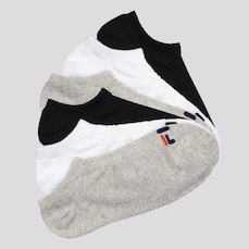 Kit de Meias Cano Curto Fila Lisa com 6 Pares - Adulto