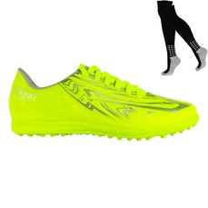 Kit Chuteira Society Topper Strike V e Meião