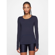 Camiseta Manga Longa Com Bolso Essentials - Bodyforsure - Feminina