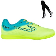 Chuteira Futsal Topper Forza Iii + Meião - Adulto