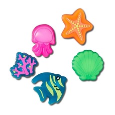 Kit Jibbitz? Crocs Debaixo do Mar com Luz que Pisca Pack com 5 Peças