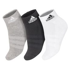 Kit Meias adidas Ankle Cushioned Sportswear com 3 Pares - 35 a 37 - Adulto